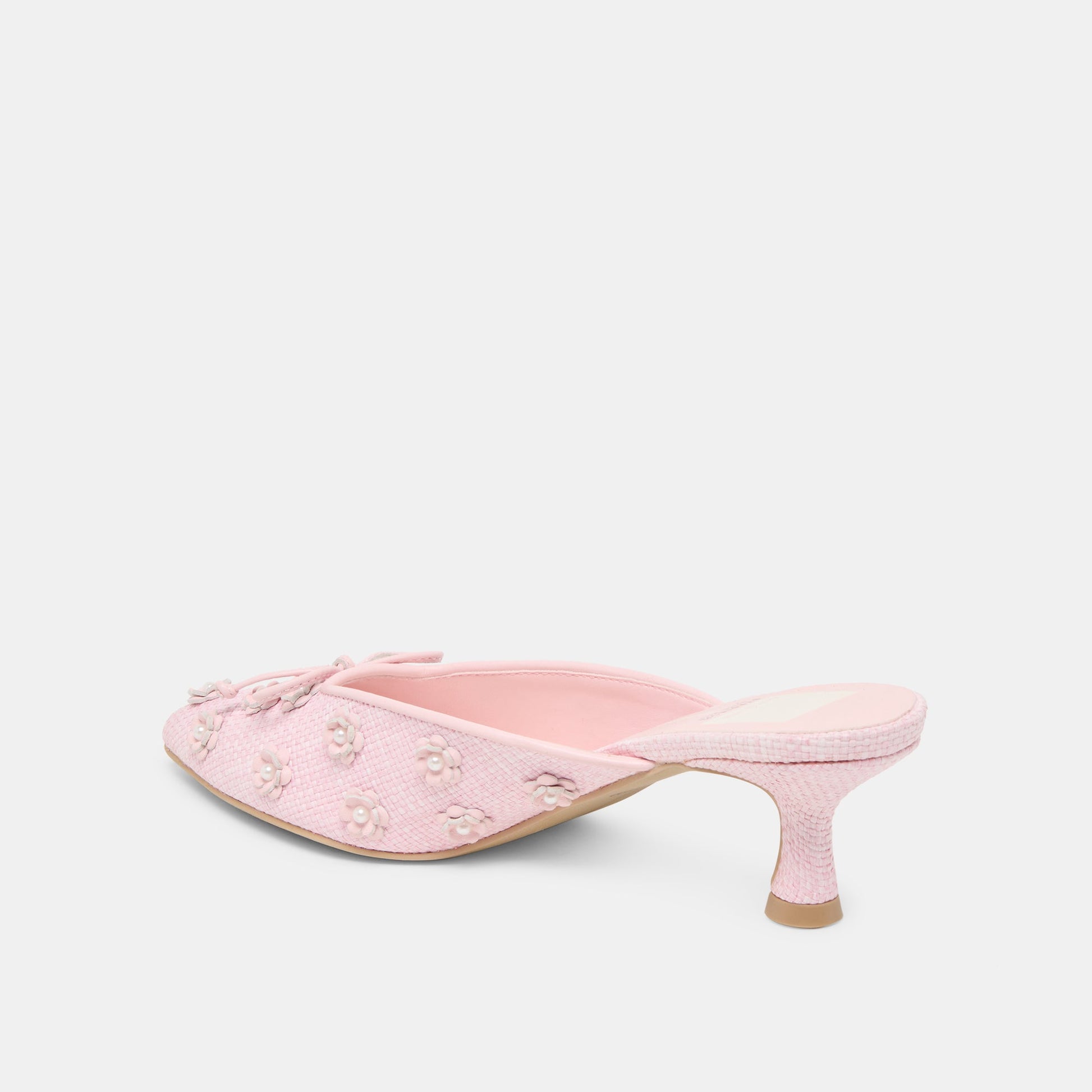 Camilo X Byrdie Golf Pink Raffia Heels - Dolce Vita