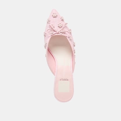 Camilo X Byrdie Golf Pink Raffia Heels - Dolce Vita