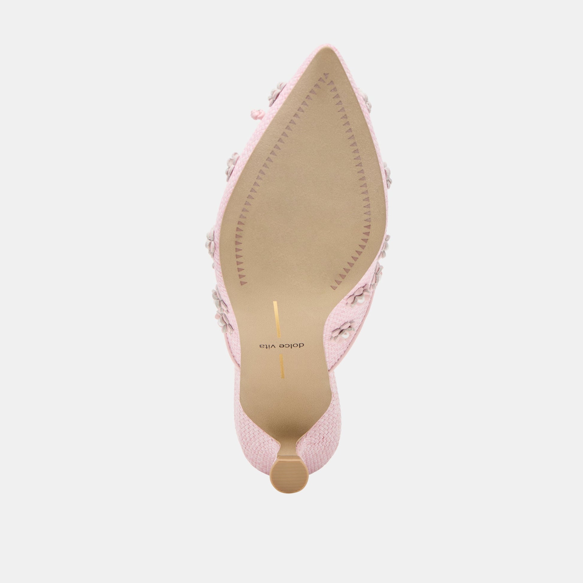 Camilo X Byrdie Golf Pink Raffia Heels - Dolce Vita