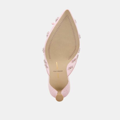 Camilo X Byrdie Golf Pink Raffia Heels - Dolce Vita