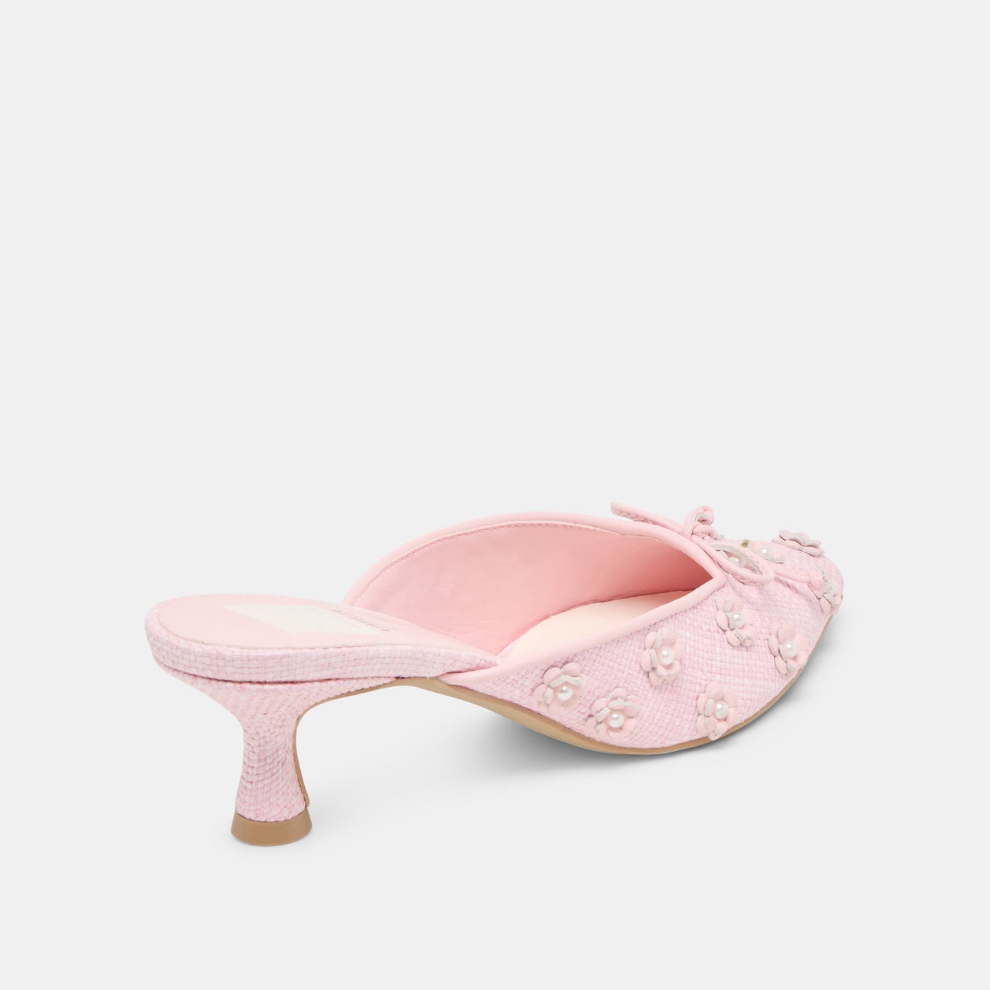 Camilo X Byrdie Golf Pink Raffia Heels - Dolce Vita