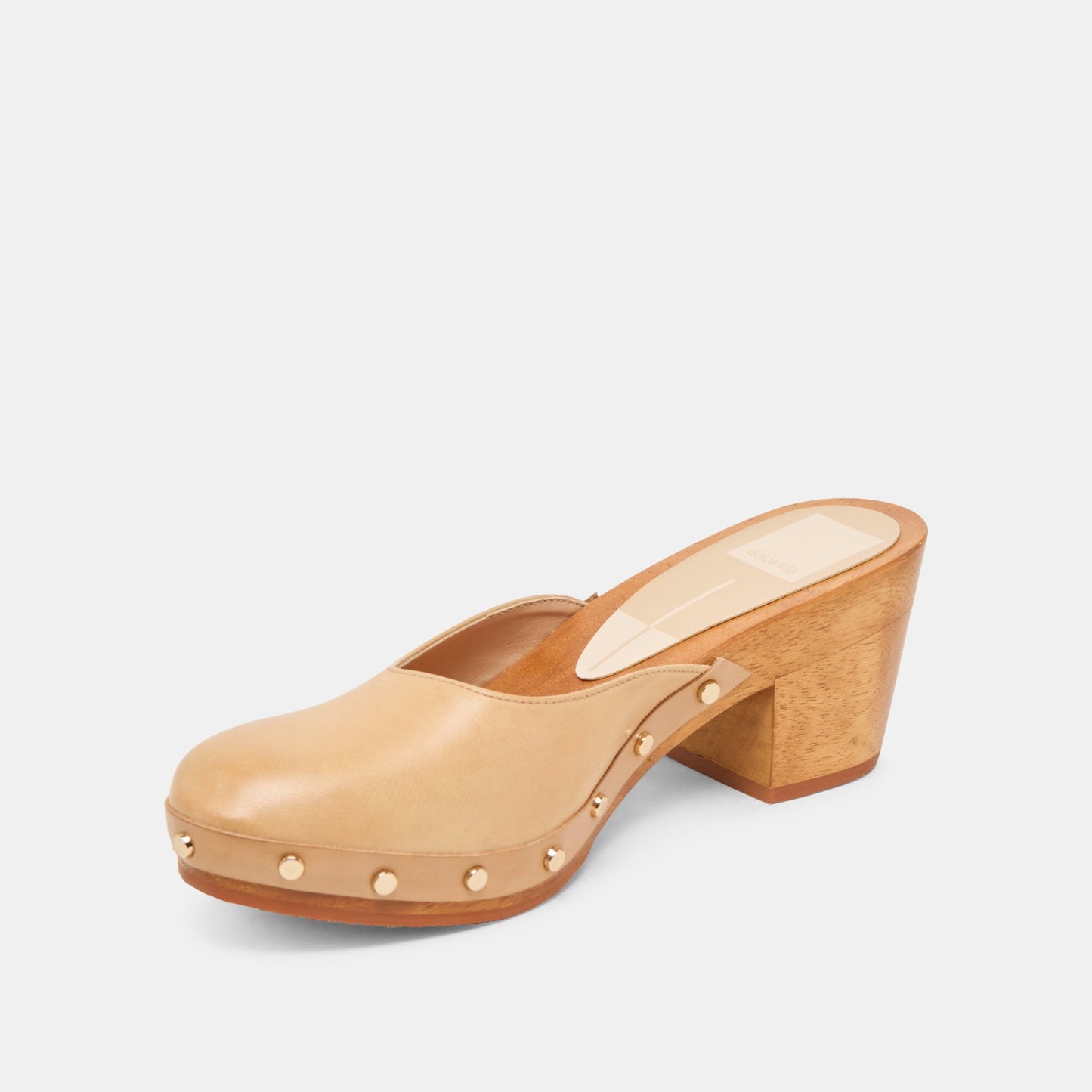 CAMYN HEELS CAFE LEATHER - Dolce Vita