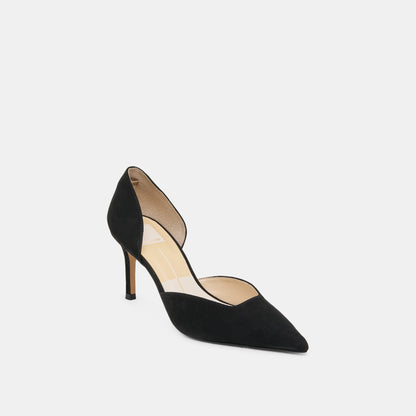 ELOY HEELS ONYX SUEDE - Dolce Vita
