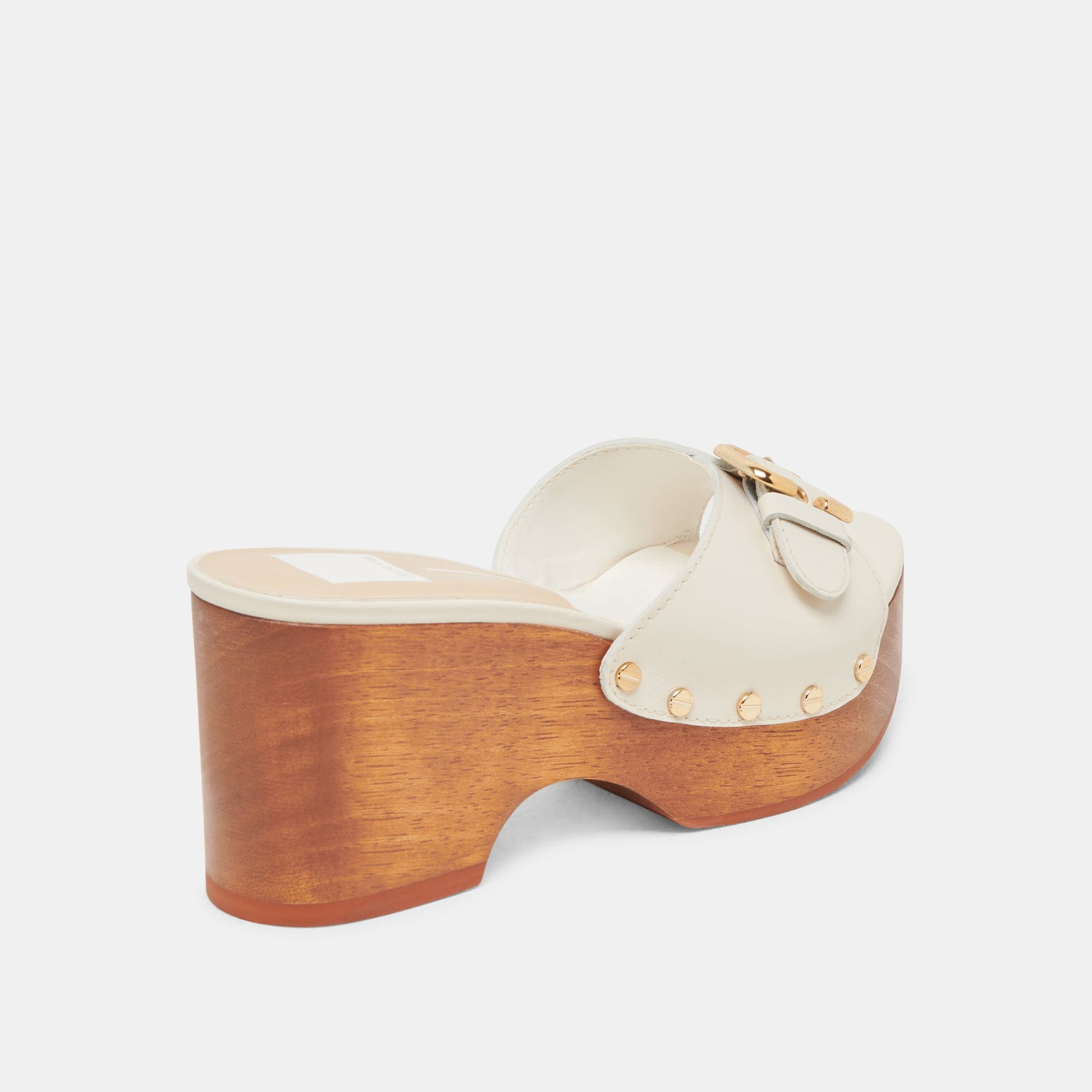 YALAH HEELS OFF WHITE LEATHER - Dolce Vita