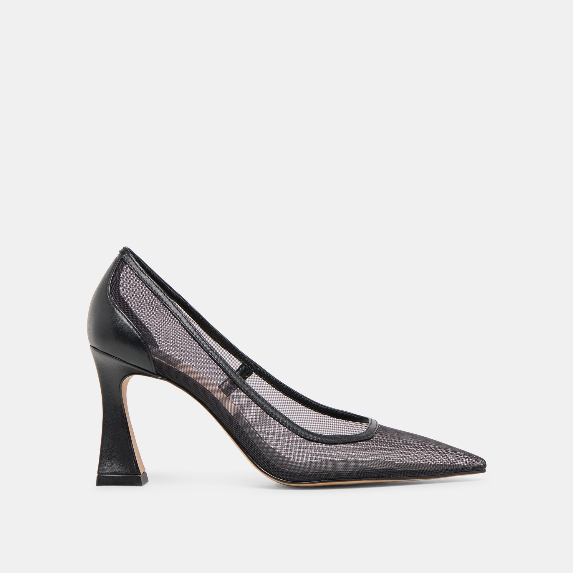 Malory Onyx Mesh Heels - Dolce Vita