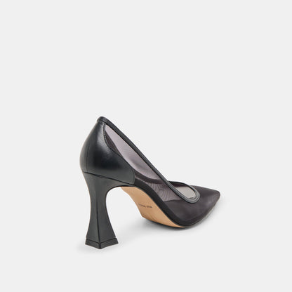 Malory Onyx Mesh Heels - Dolce Vita