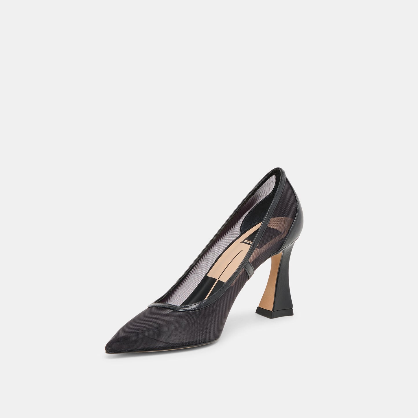 Malory Onyx Mesh Heels - Dolce Vita