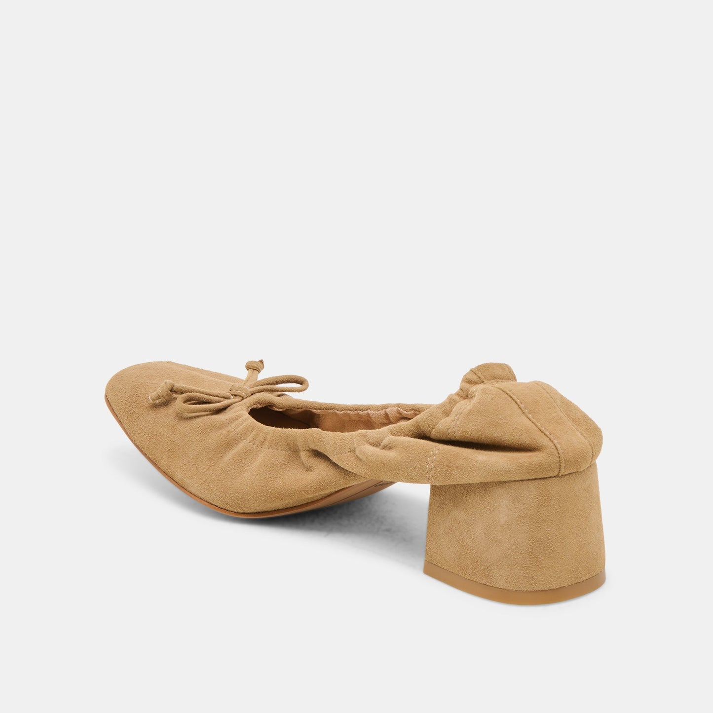 Karmin Dk Taupe Suede Heels - Dolce Vita