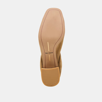 Karmin Dk Taupe Suede Heels - Dolce Vita