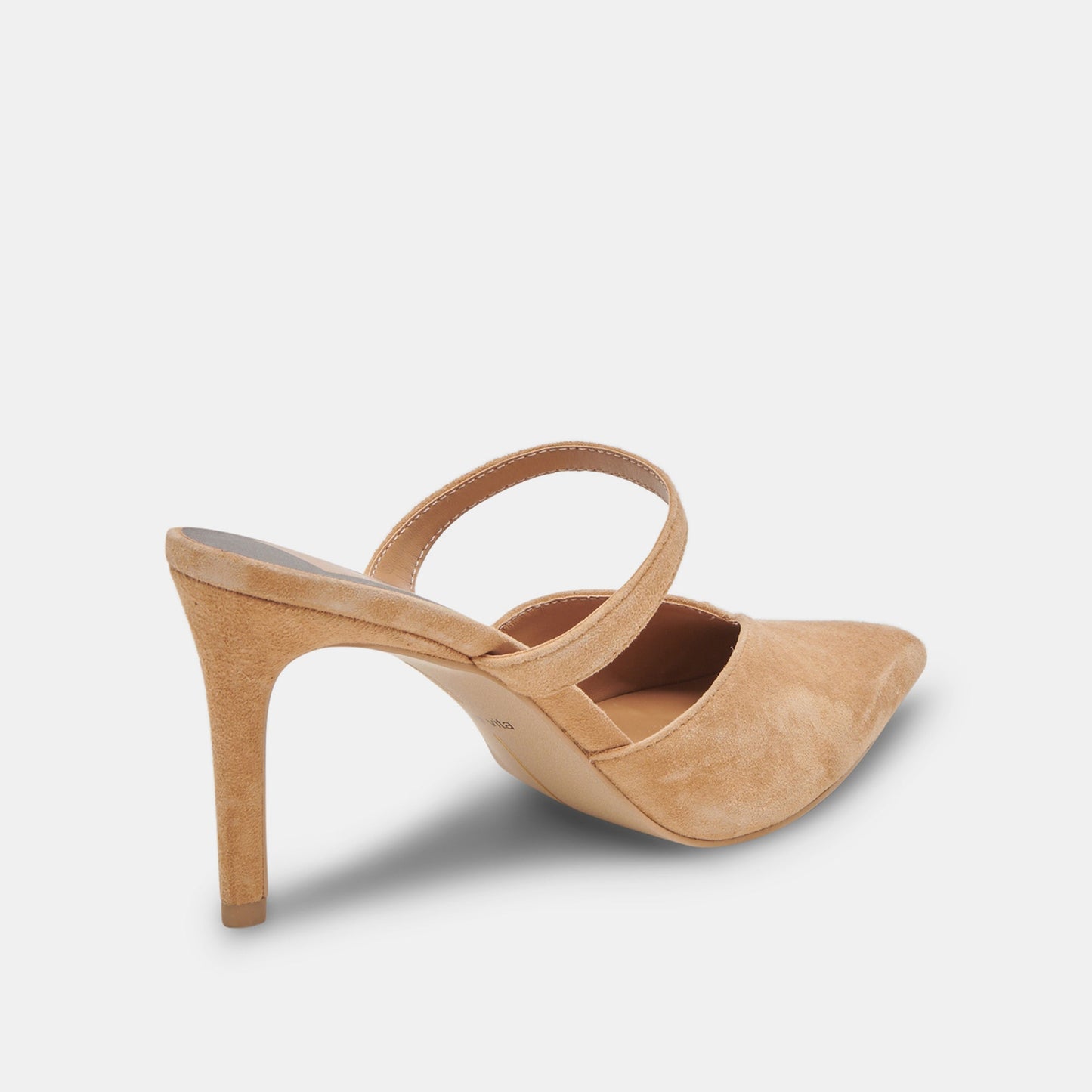 KANIKA WIDE HEELS TAN SUEDE - Dolce Vita