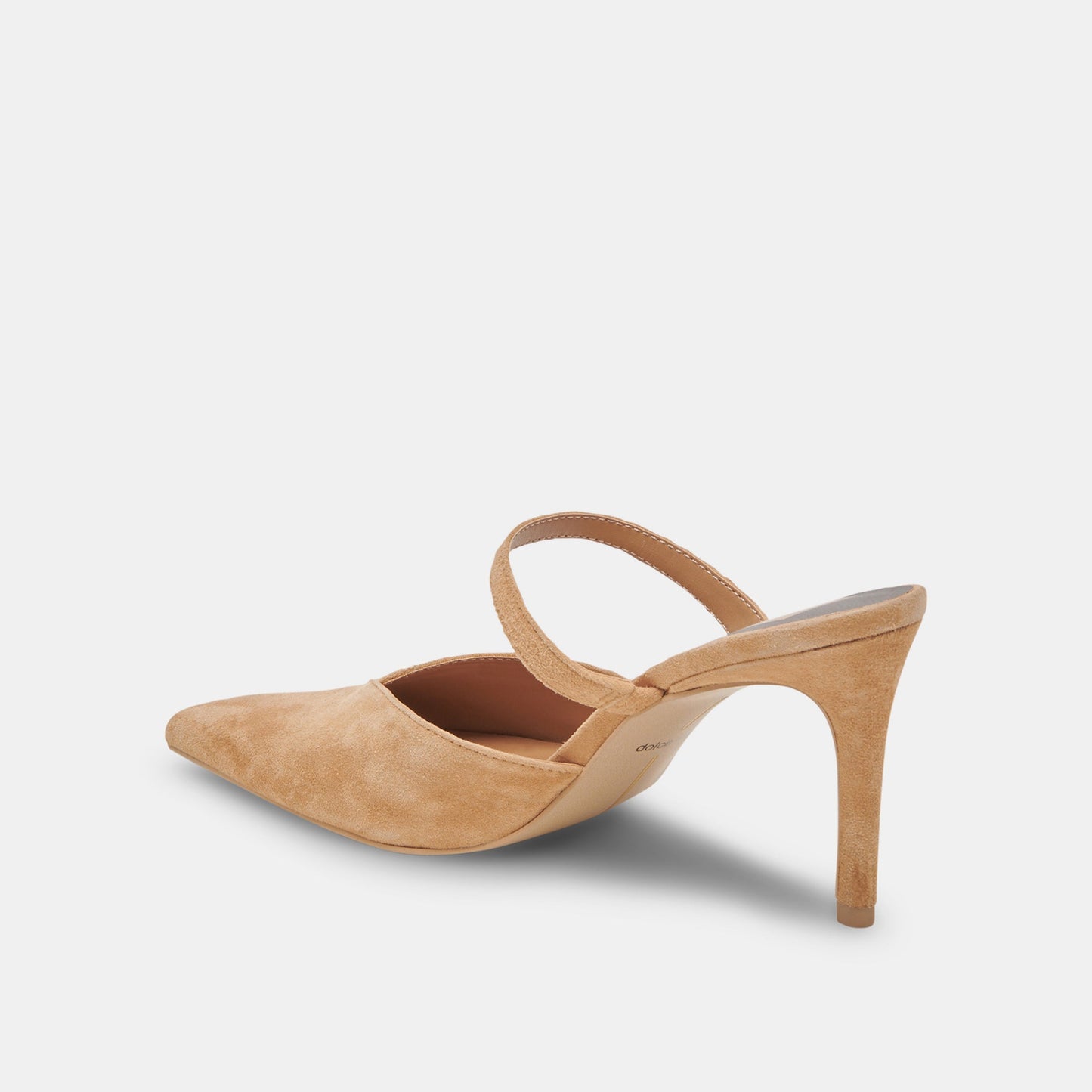 KANIKA WIDE HEELS TAN SUEDE - Dolce Vita