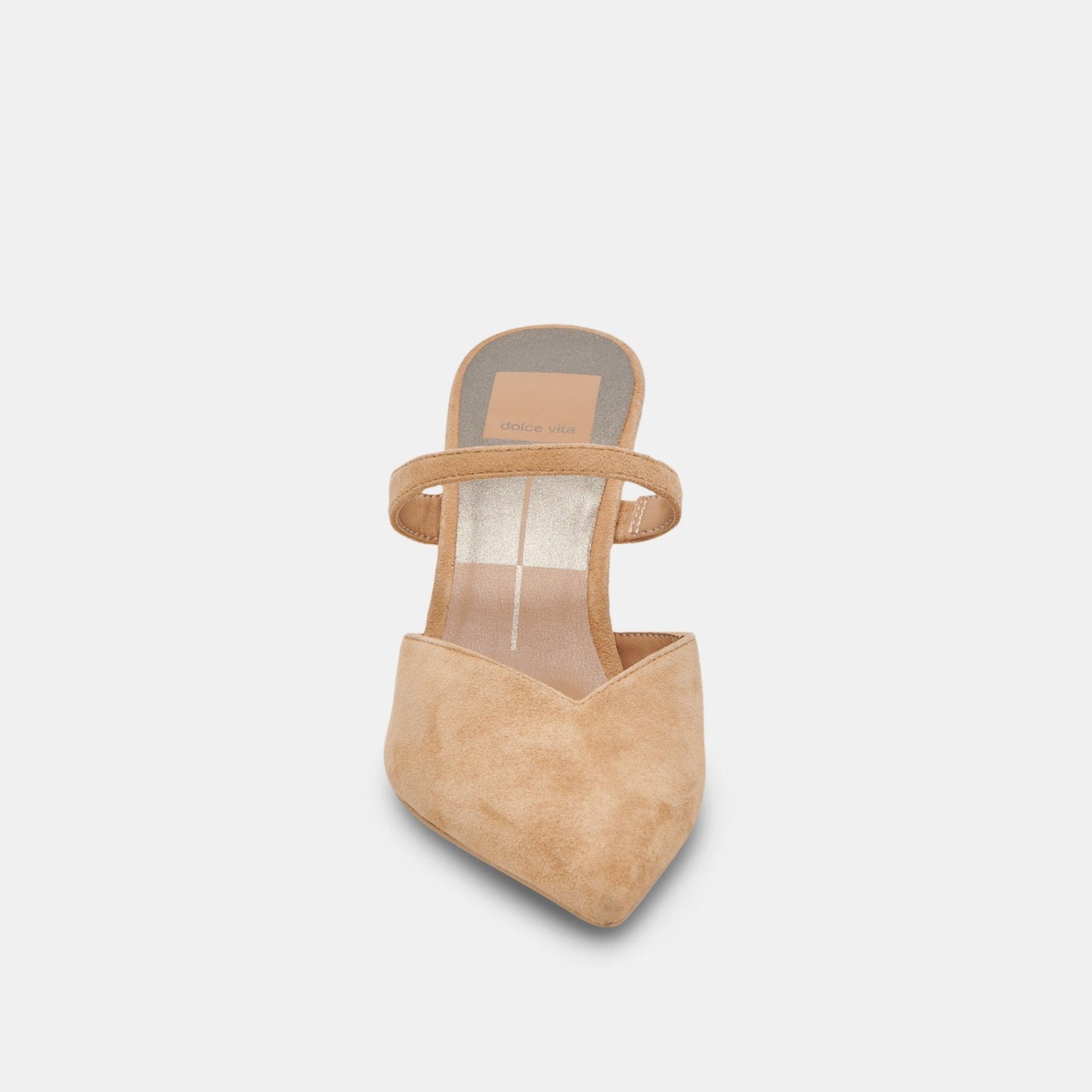 KANIKA WIDE HEELS TAN SUEDE - Dolce Vita