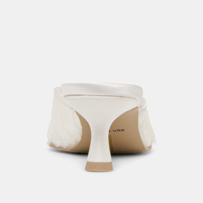 Cleo Ivory Sequin Heels - Dolce Vita