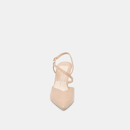 Kamra Beige Leather Heels - Dolce Vita