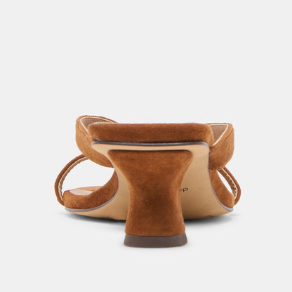 Brevel Dk Brown Suede Heels - Dolce Vita