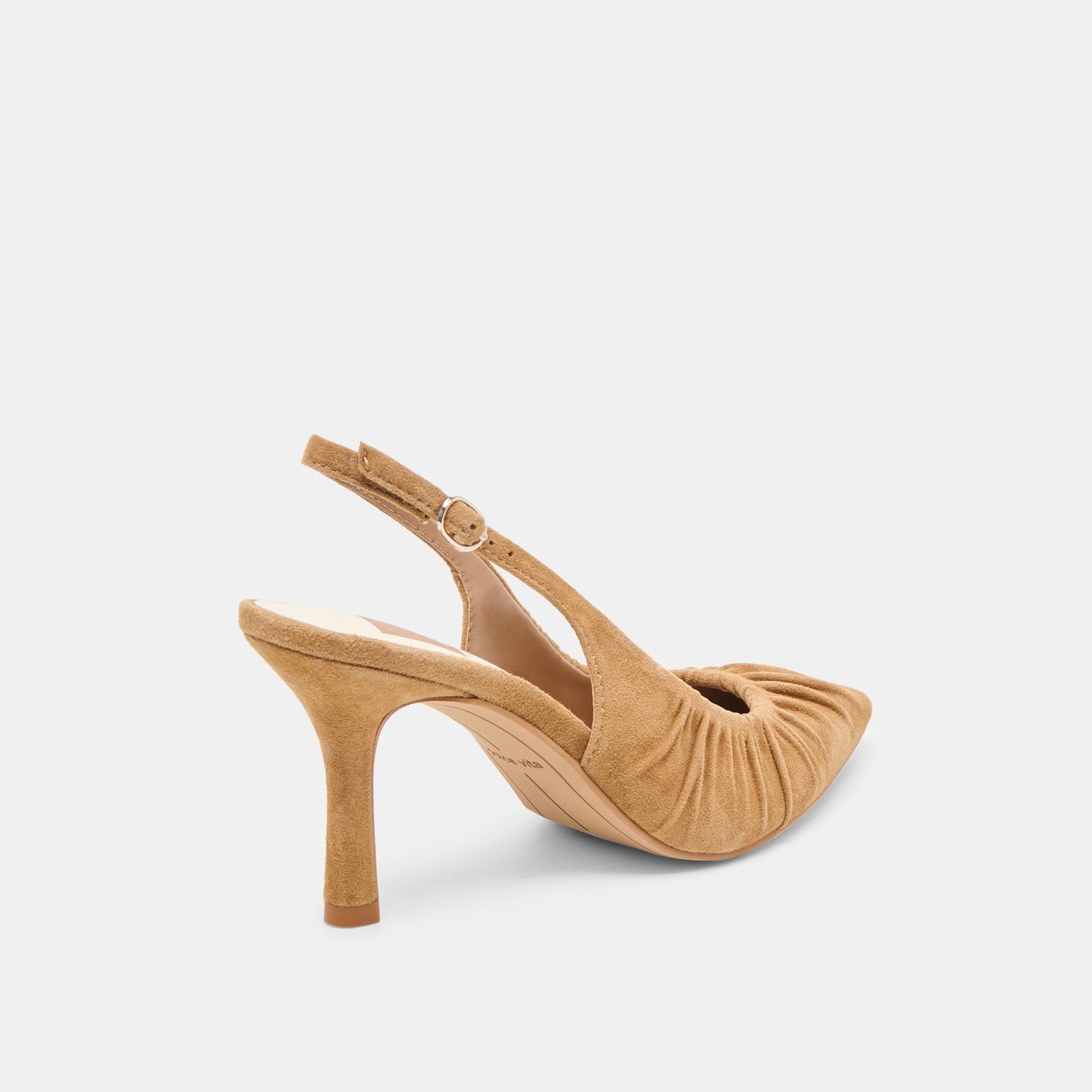 Keira Lt Brown Suede Heels - Dolce Vita