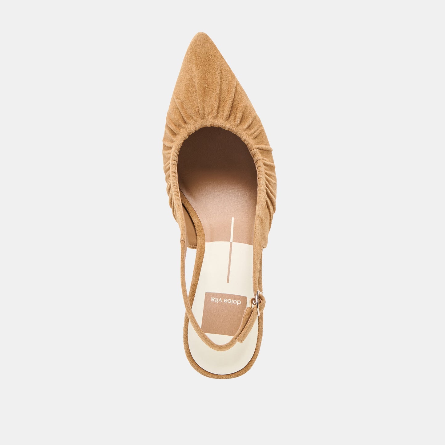 Keira Lt Brown Suede Heels - Dolce Vita