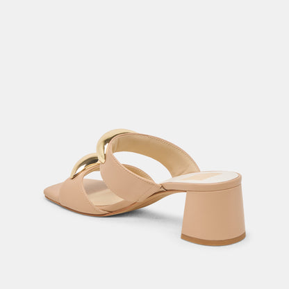 Barnet Light Tan Leather Heels - Dolce Vita
