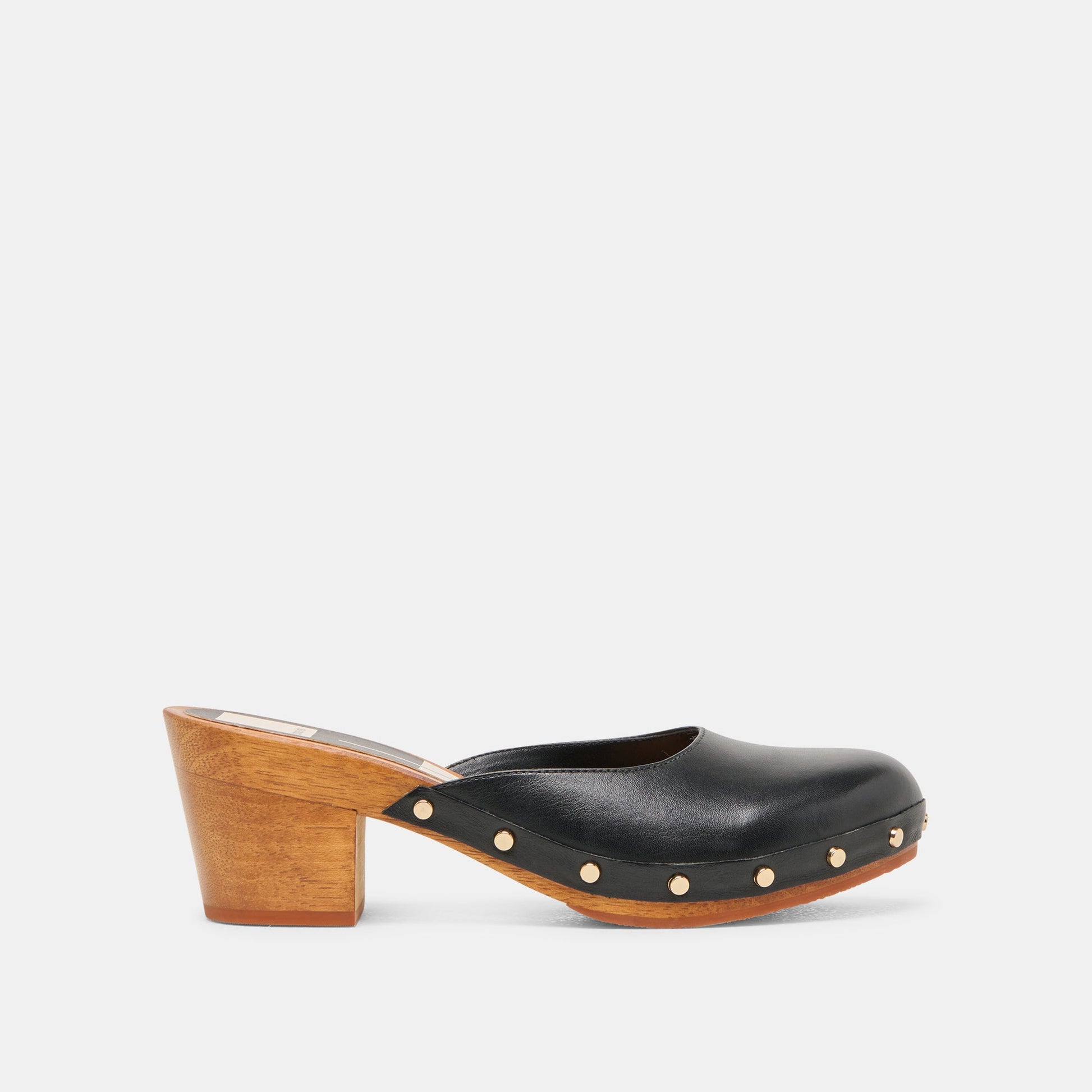 CAMYN HEELS BLACK LEATHER - Dolce Vita