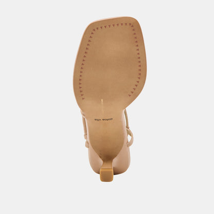 Mylee Light Tan Leather Heels - Dolce Vita