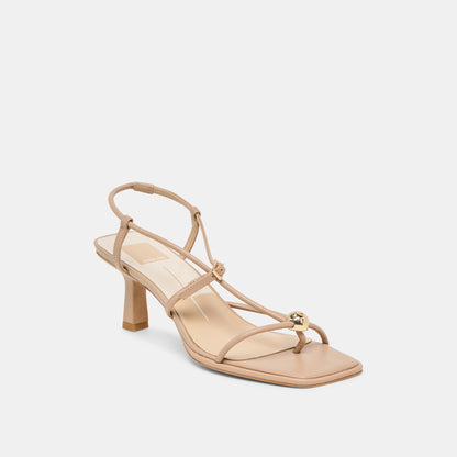 Mylee Light Tan Leather Heels - Dolce Vita