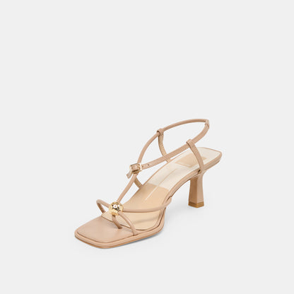 Mylee Light Tan Leather Heels - Dolce Vita
