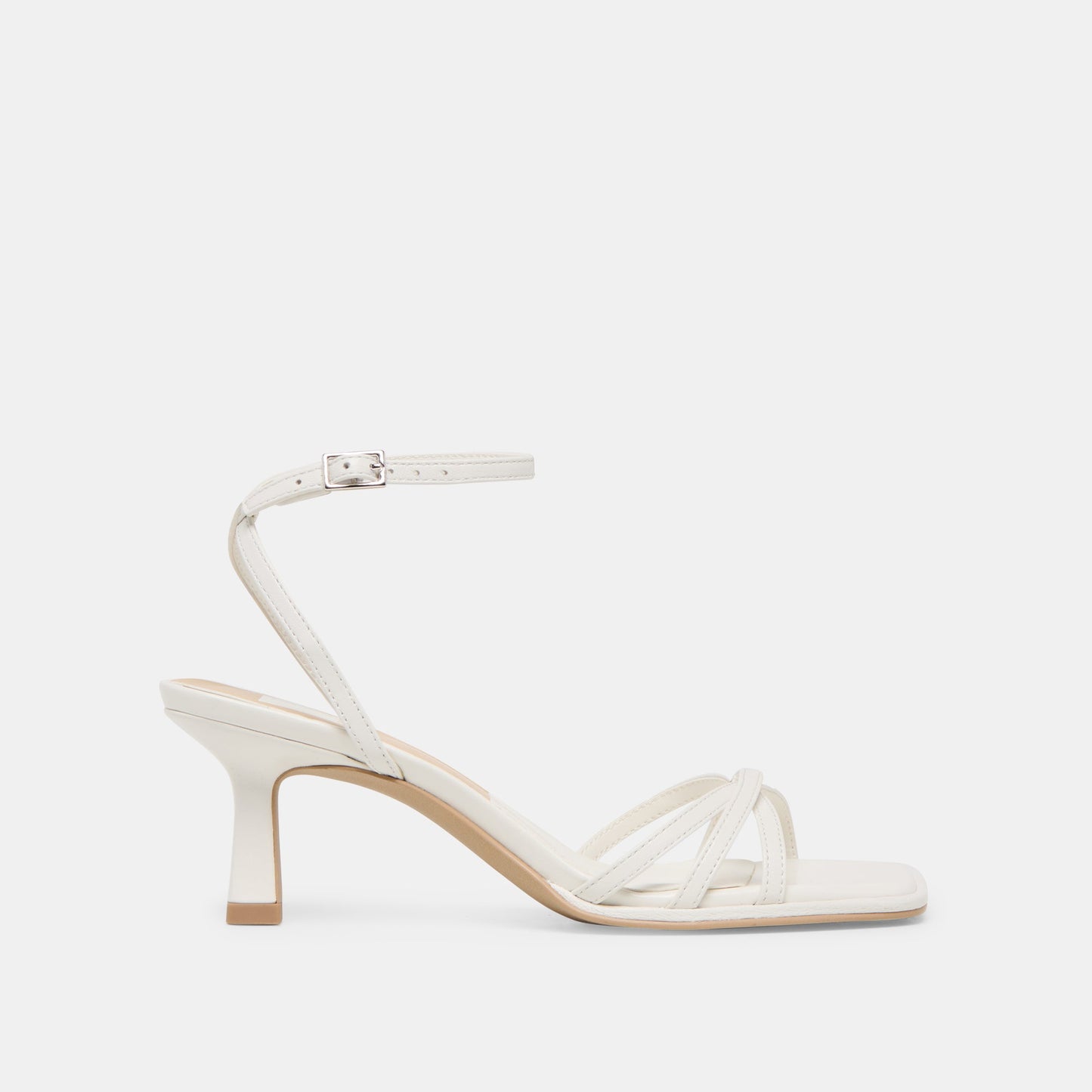 Manji True White Leather Heels - Dolce Vita