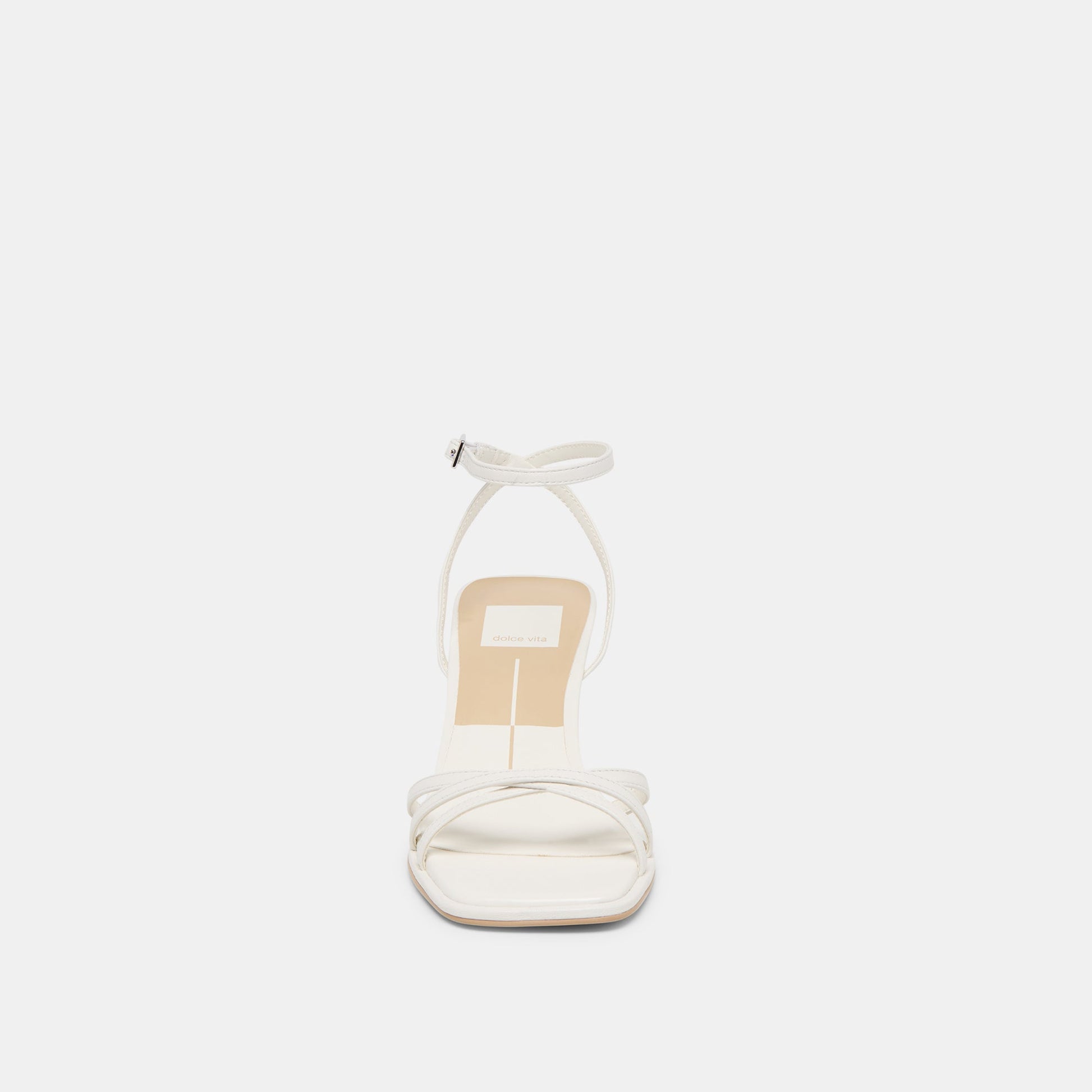 Manji True White Leather Heels - Dolce Vita