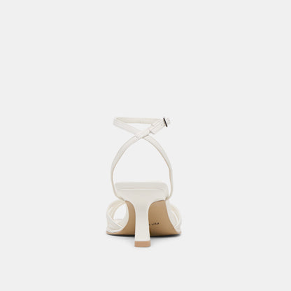 Manji True White Leather Heels - Dolce Vita