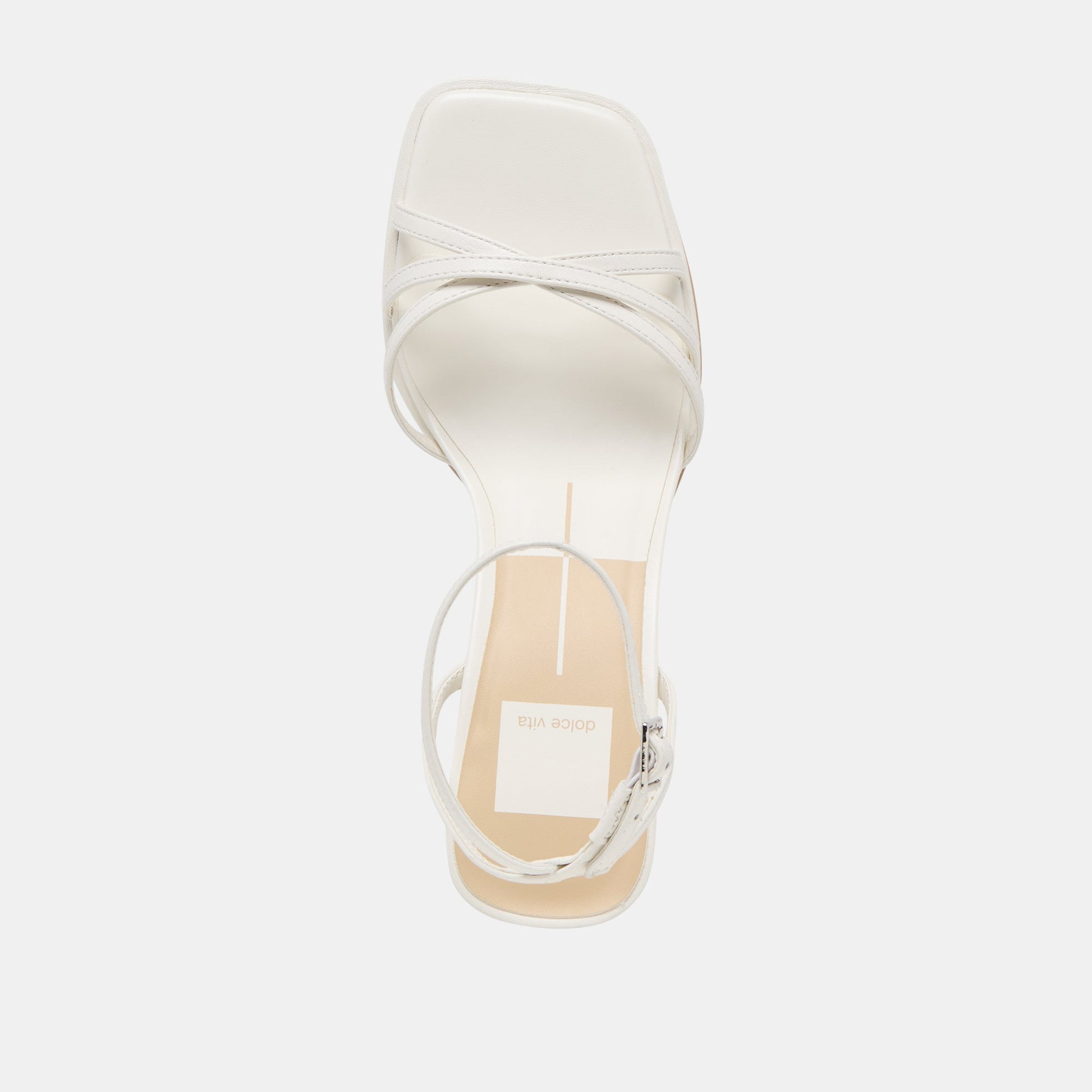 Manji True White Leather Heels - Dolce Vita
