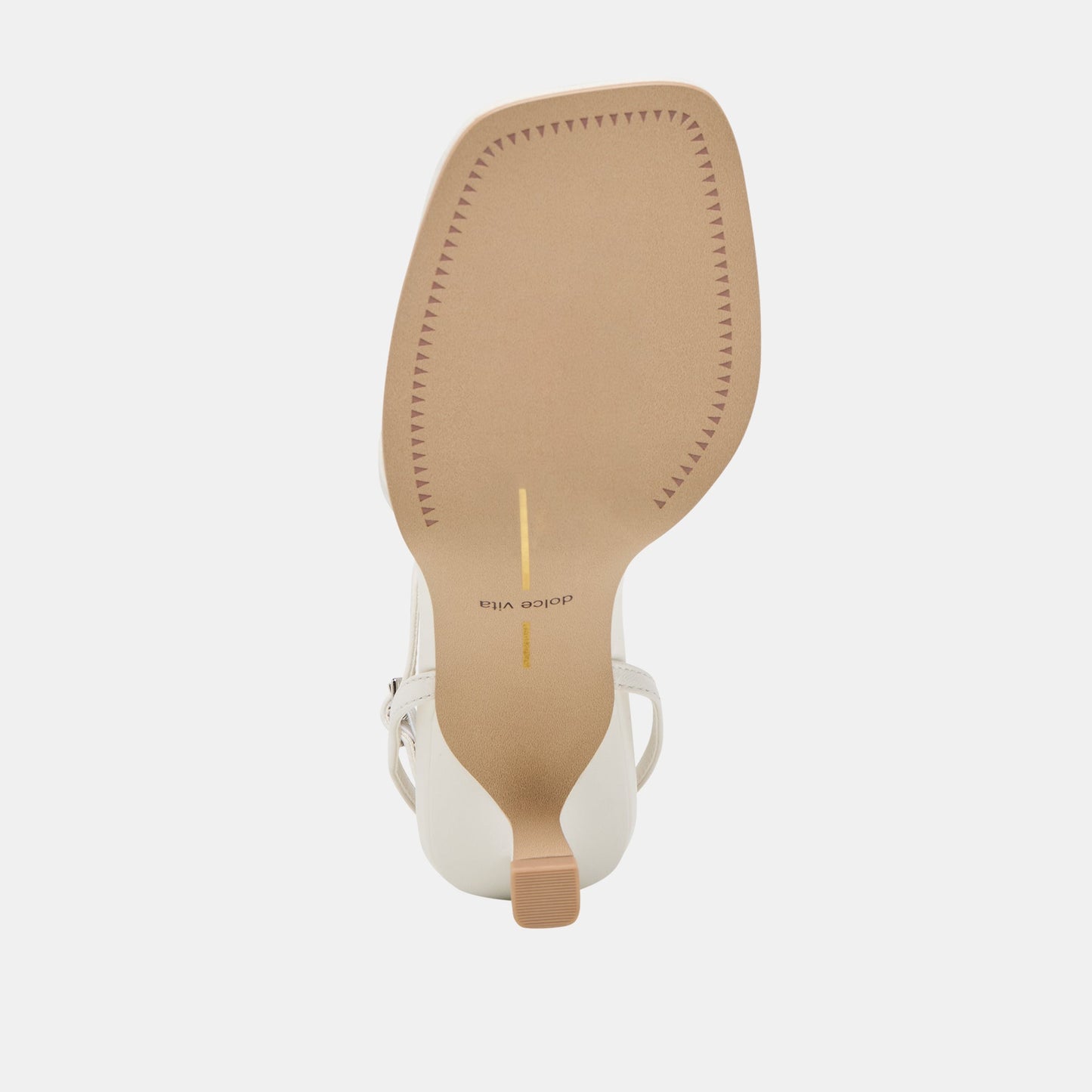 Manji True White Leather Heels - Dolce Vita