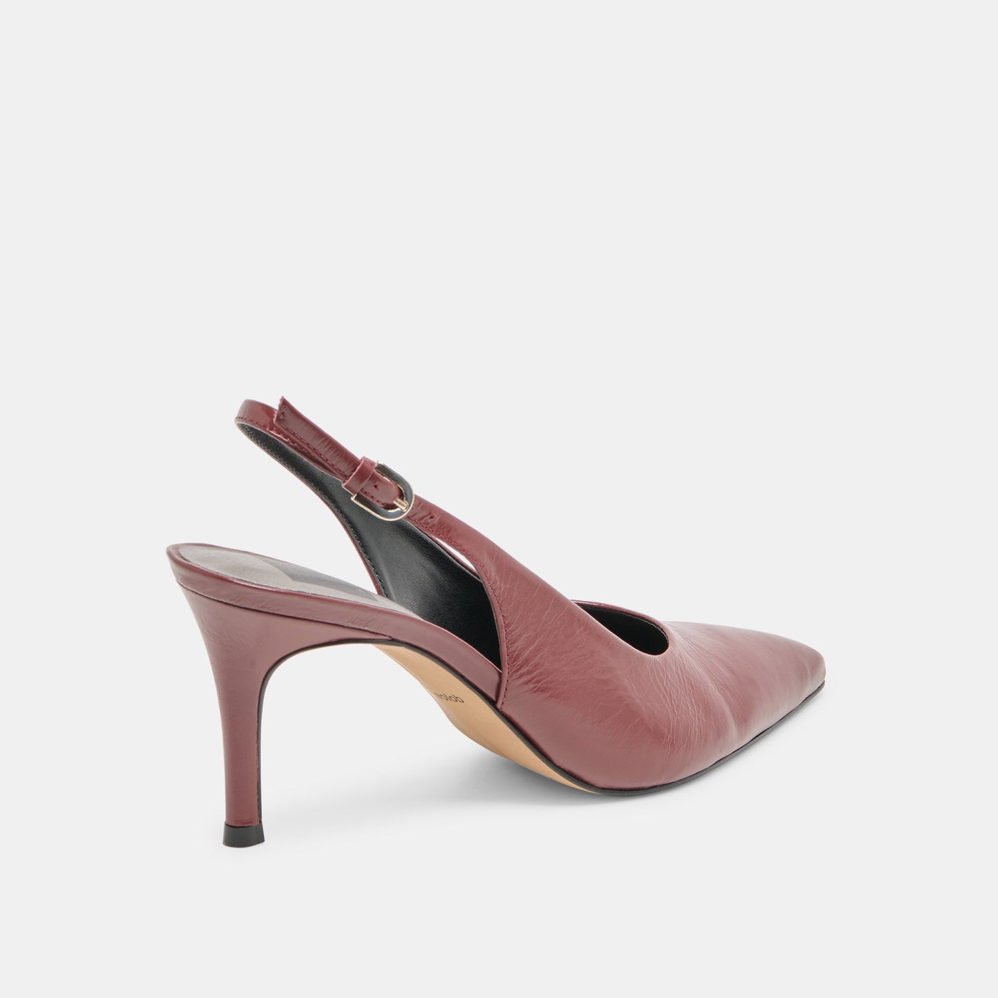 Elasi Oxblood Crinkle Heels - Dolce Vita