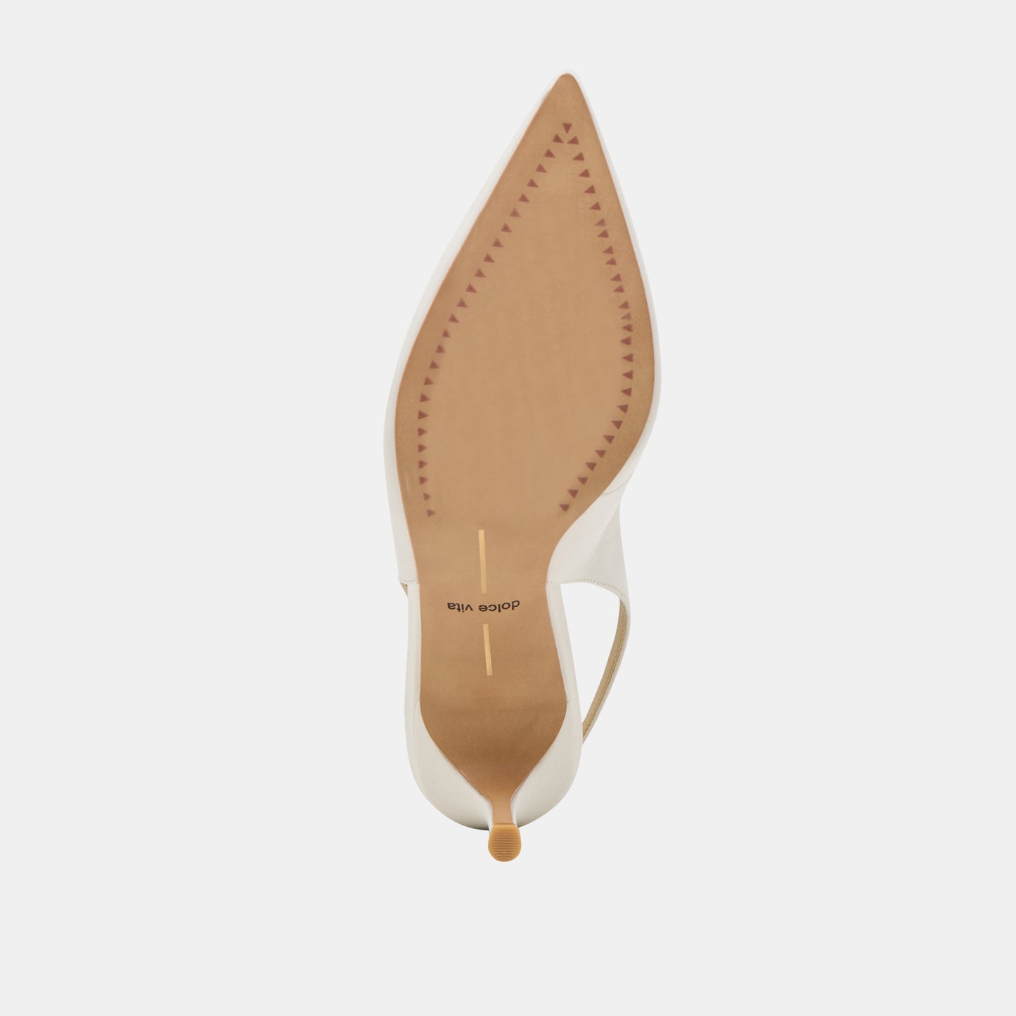ELASI HEELS WHITE LEATHER - Dolce Vita