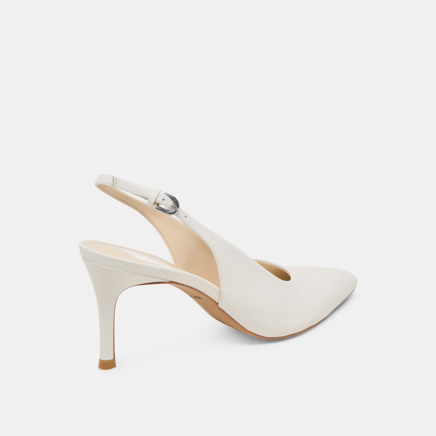 ELASI HEELS WHITE LEATHER - Dolce Vita