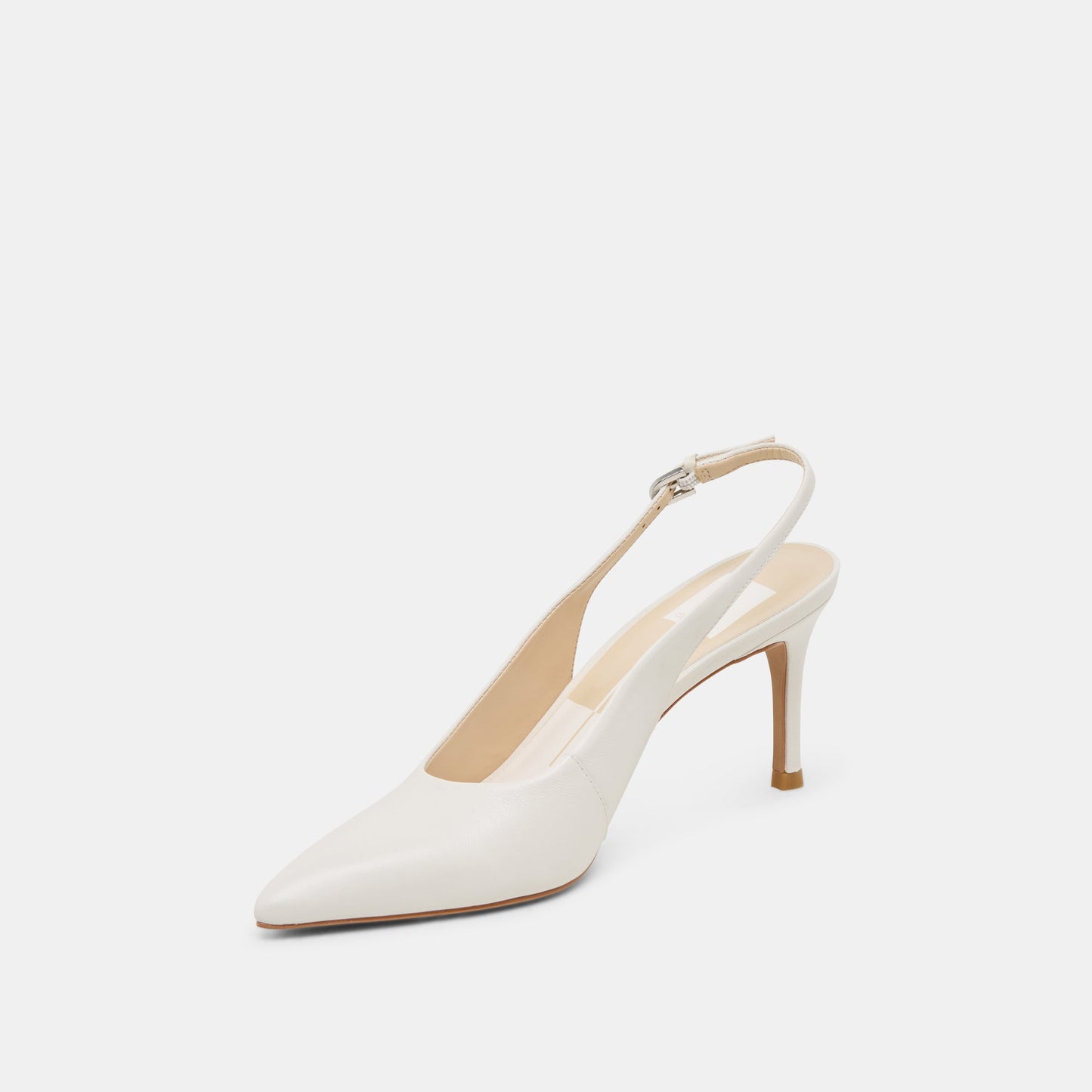 ELASI HEELS WHITE LEATHER - Dolce Vita