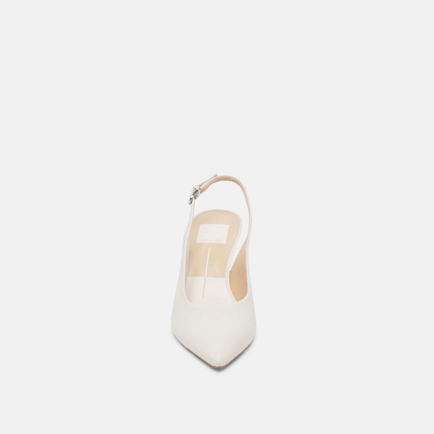 ELASI HEELS WHITE LEATHER - Dolce Vita