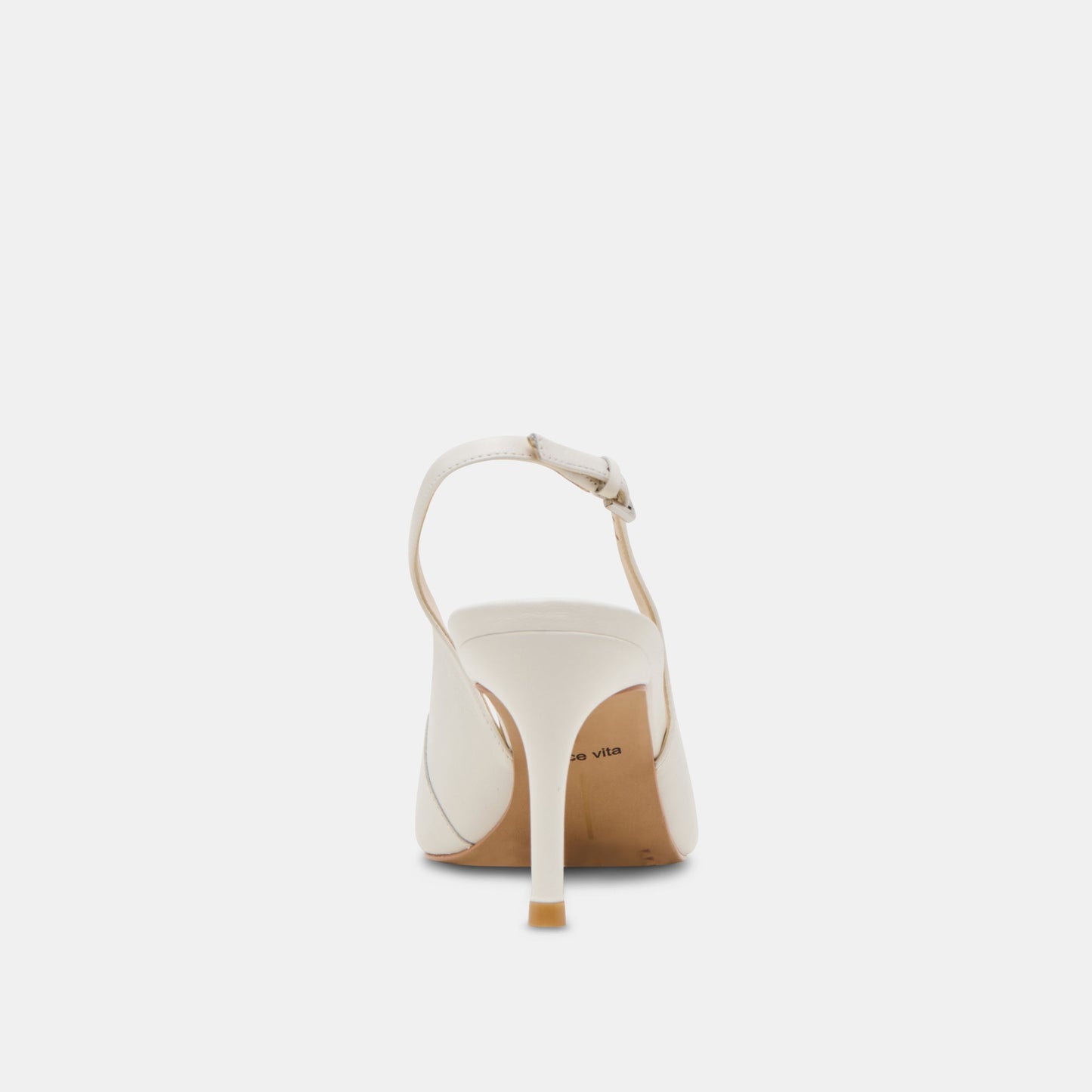 ELASI HEELS WHITE LEATHER - Dolce Vita