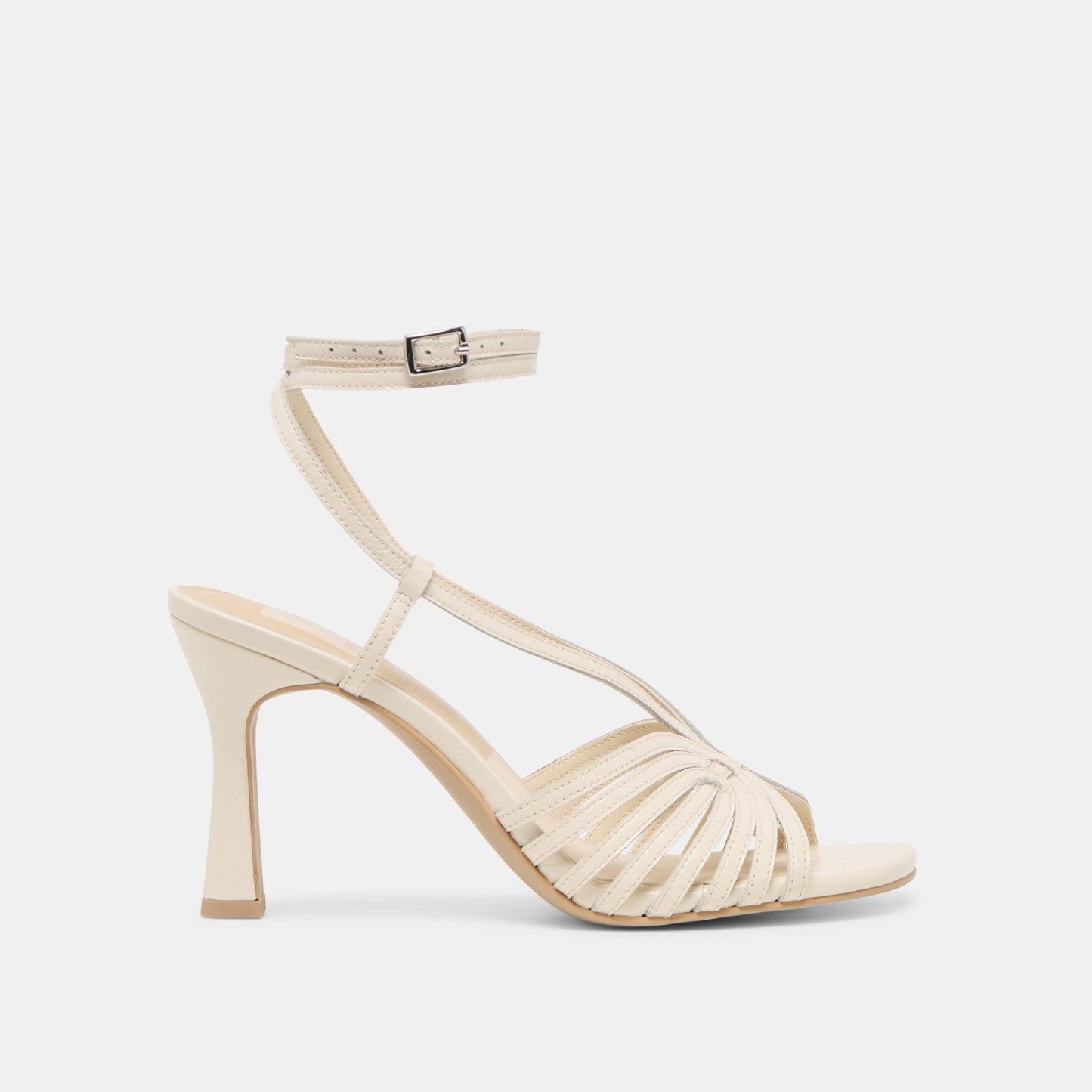 Nivana Off White Crinkle Patent Heels - Dolce Vita