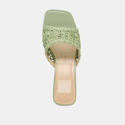 MAYLAH HEELS SAGE MACRAME - Dolce Vita