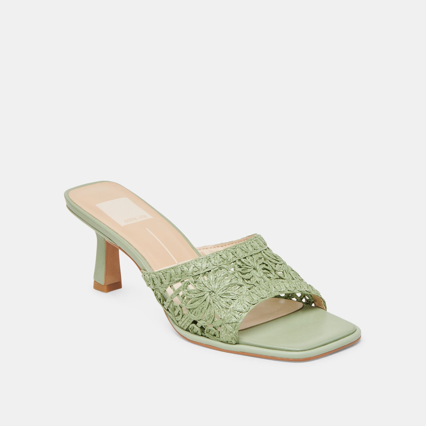 MAYLAH HEELS SAGE MACRAME - Dolce Vita