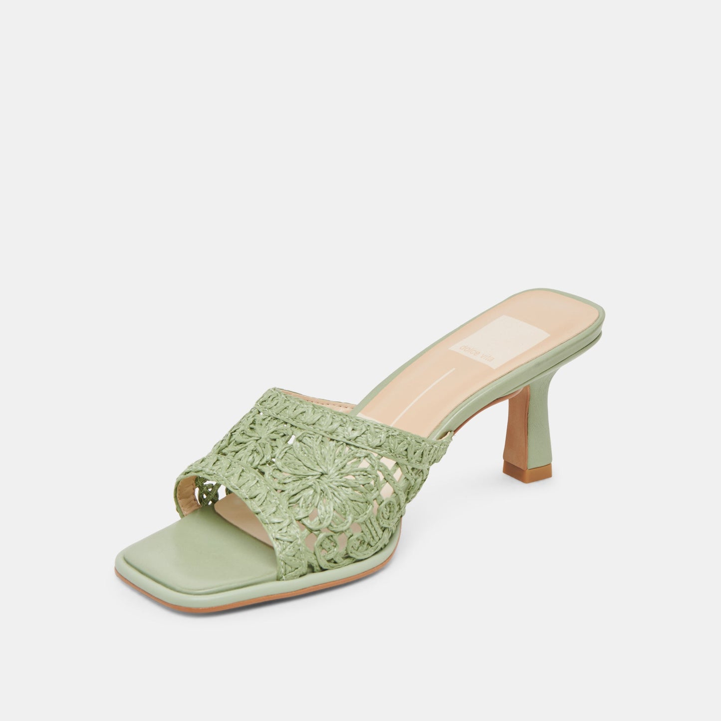 MAYLAH HEELS SAGE MACRAME - Dolce Vita