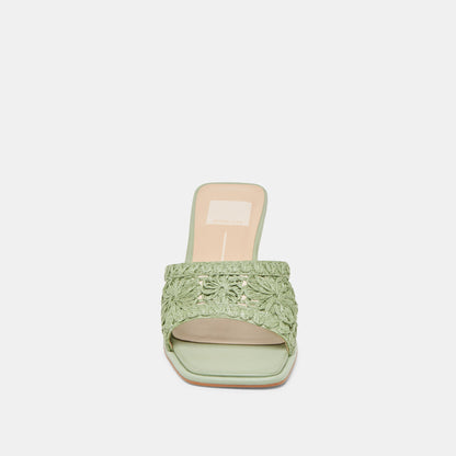 MAYLAH HEELS SAGE MACRAME - Dolce Vita
