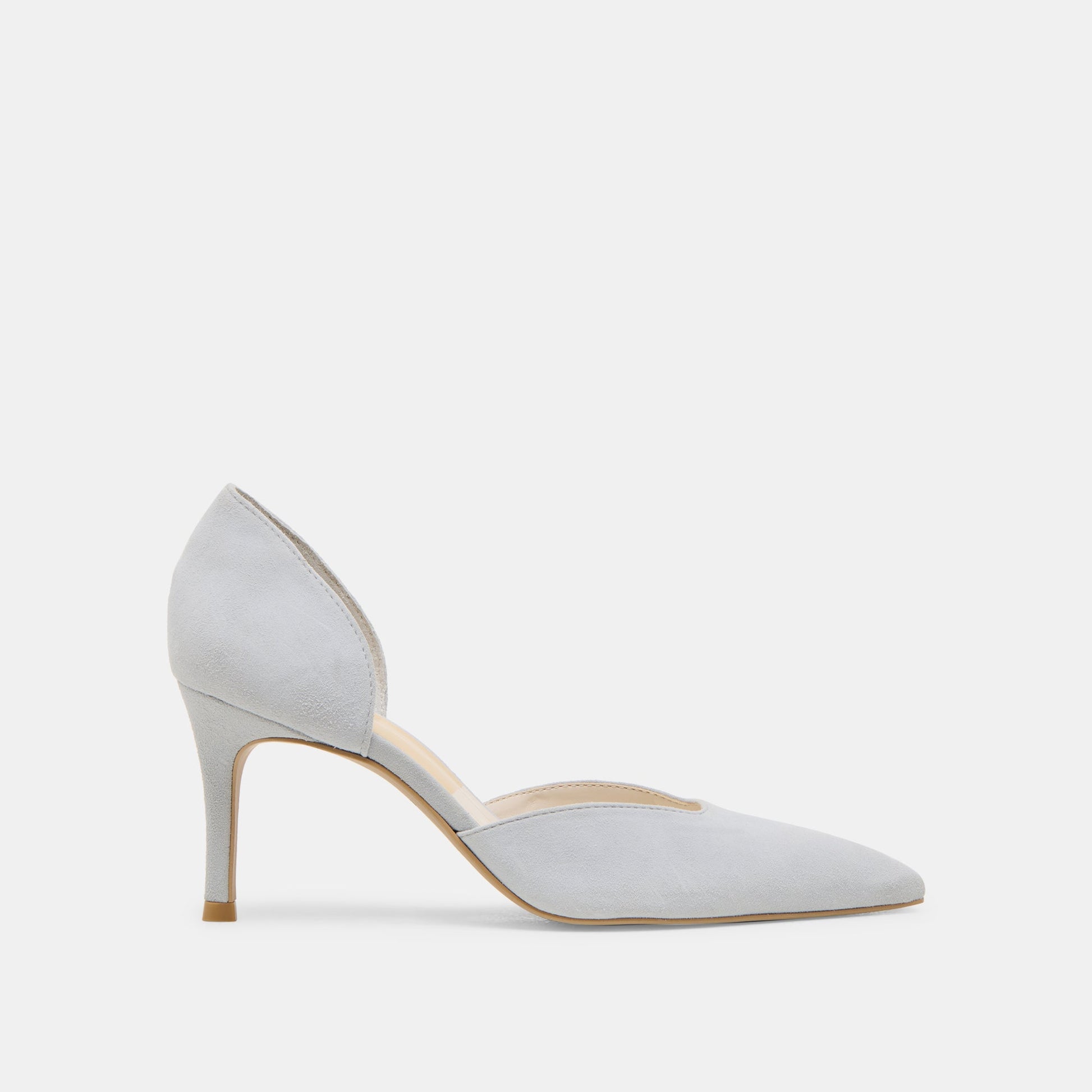 ELOY HEELS LIGHT BLUE SUEDE - Dolce Vita