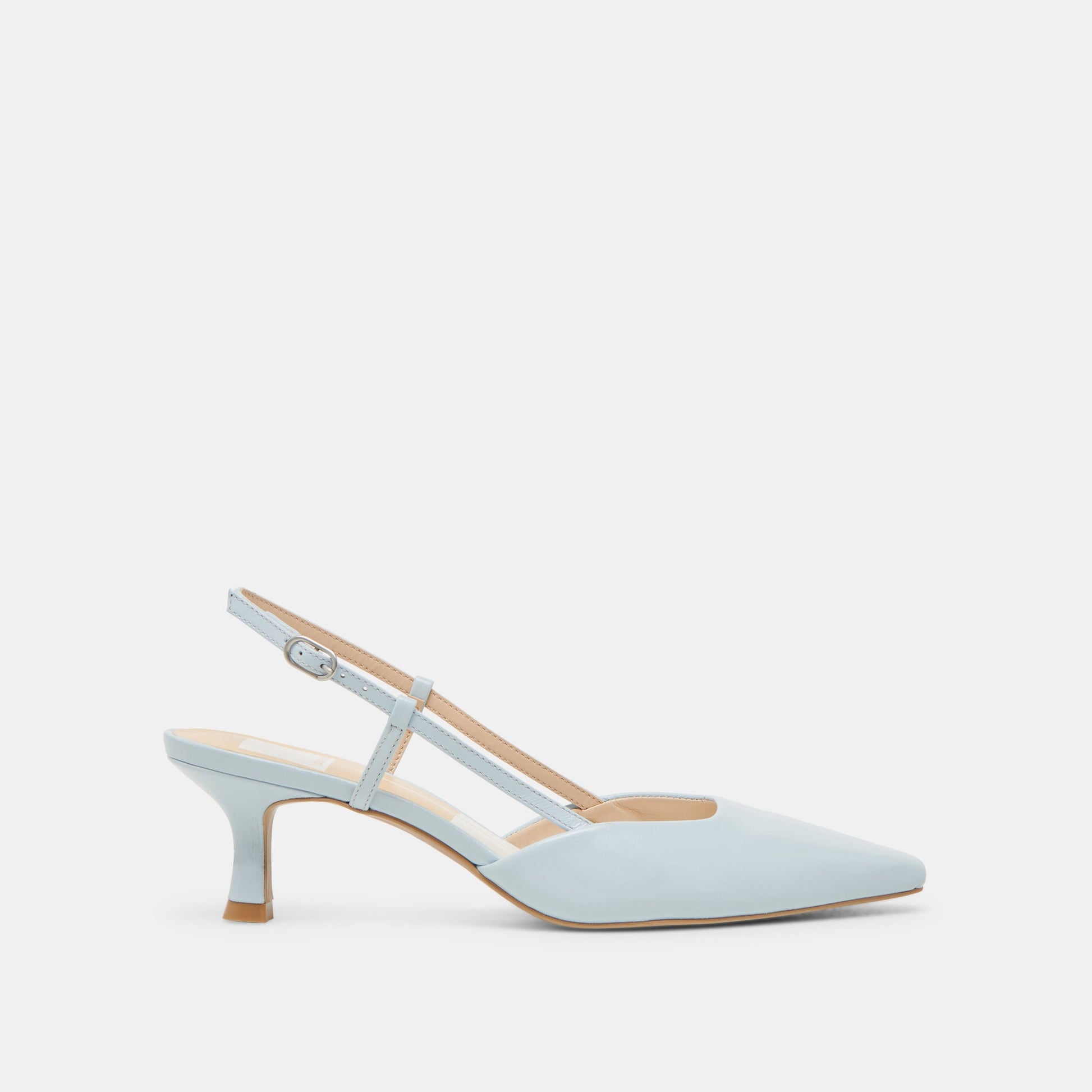Odela Ice Blue Leather Heels - Dolce Vita