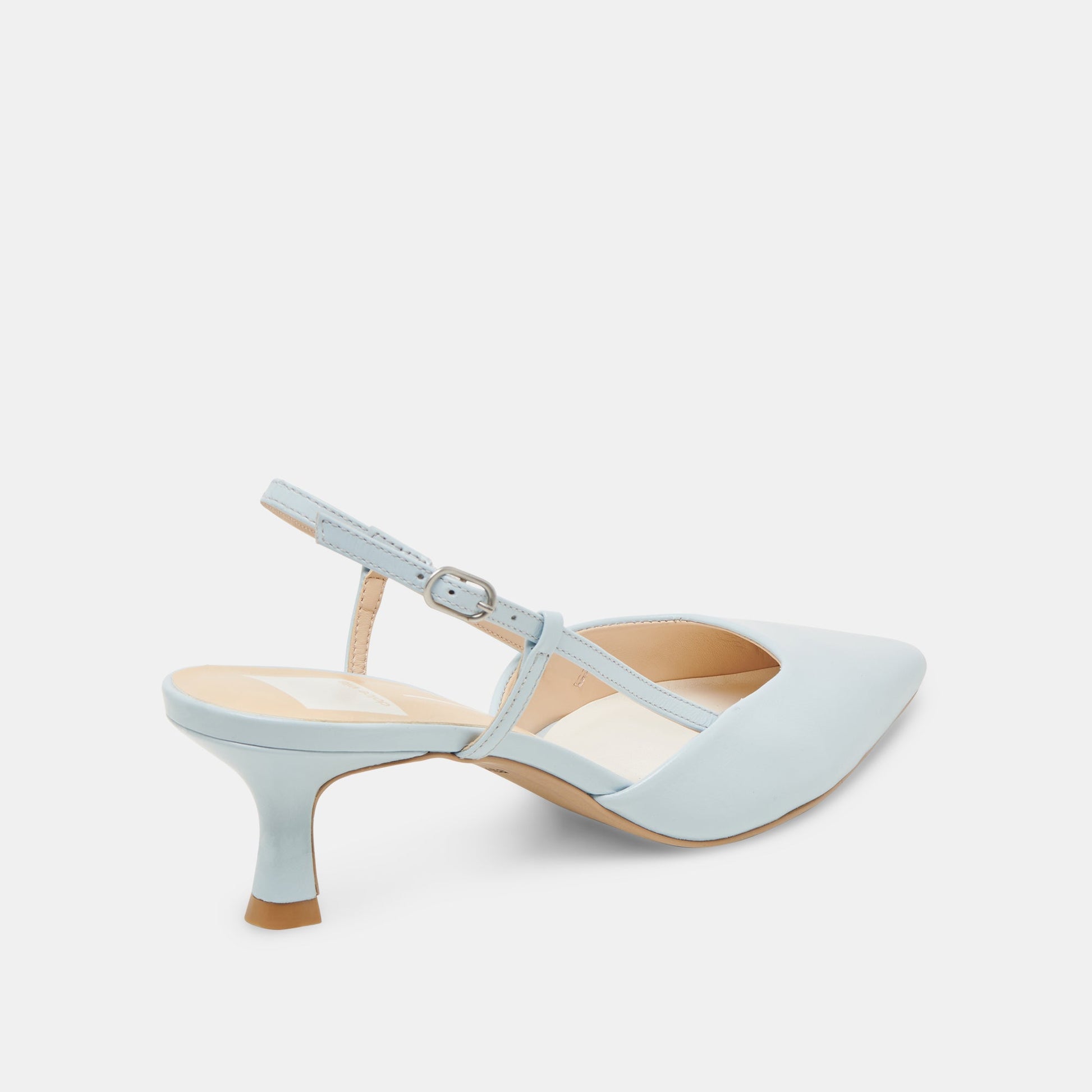 Odela Ice Blue Leather Heels - Dolce Vita