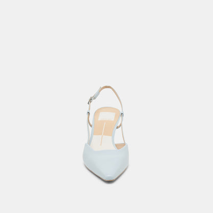 Odela Ice Blue Leather Heels - Dolce Vita