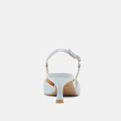 Odela Ice Blue Leather Heels - Dolce Vita