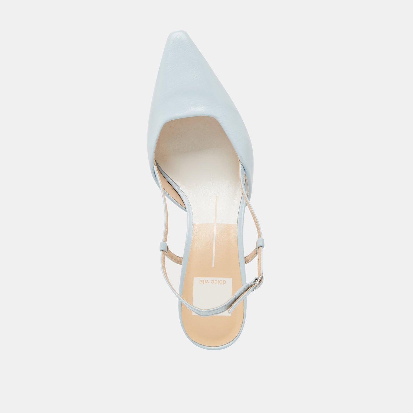 Odela Ice Blue Leather Heels - Dolce Vita