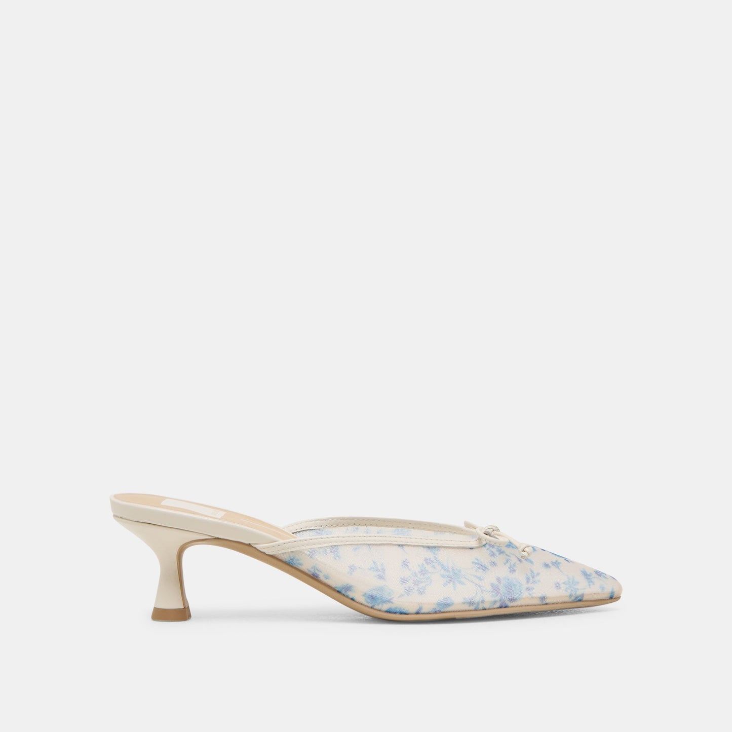 Cleo Blue Floral Mesh Heels - Dolce Vita