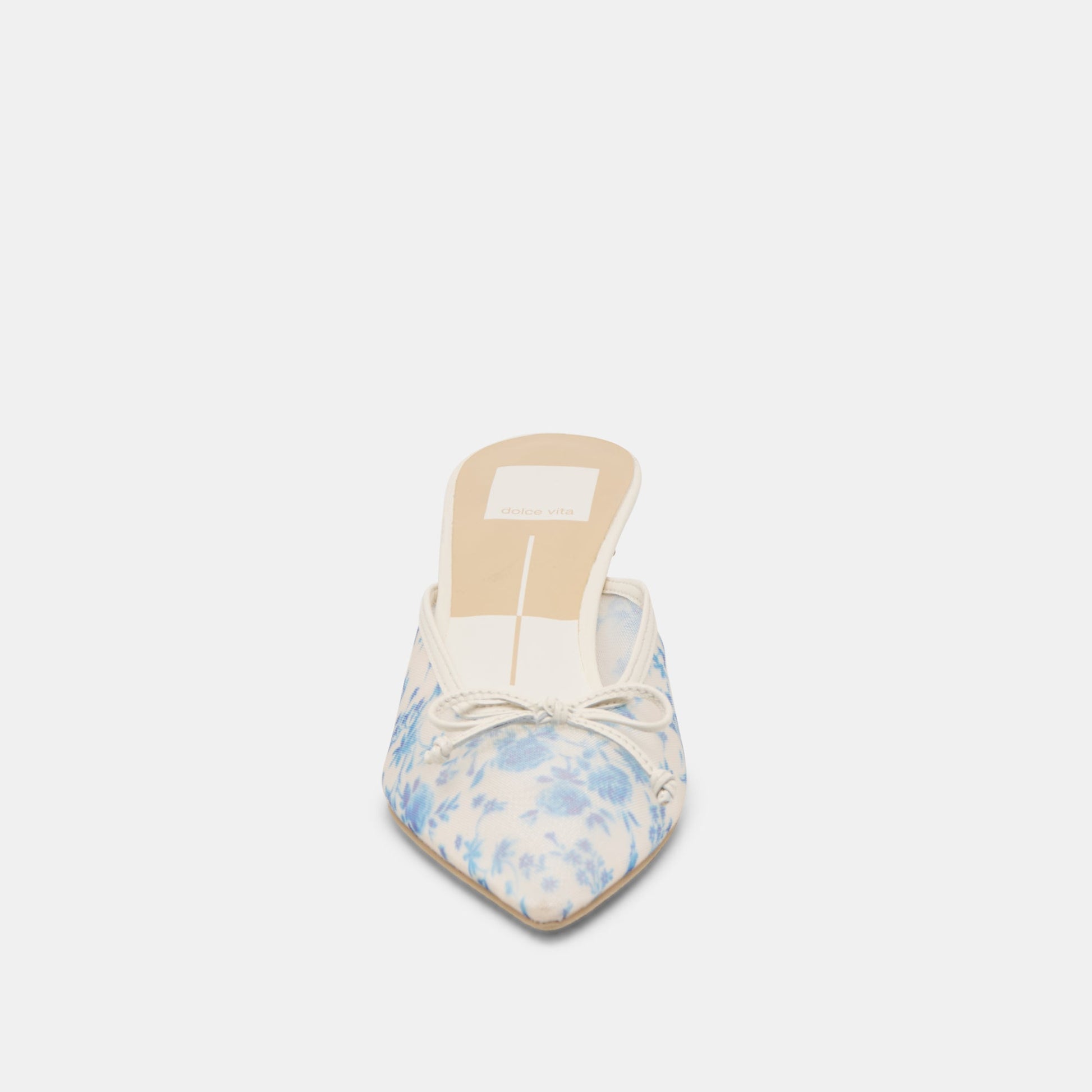 Cleo Blue Floral Mesh Heels - Dolce Vita